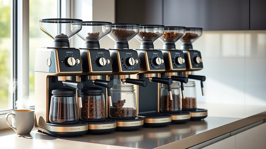 top burr grinder coffee makers