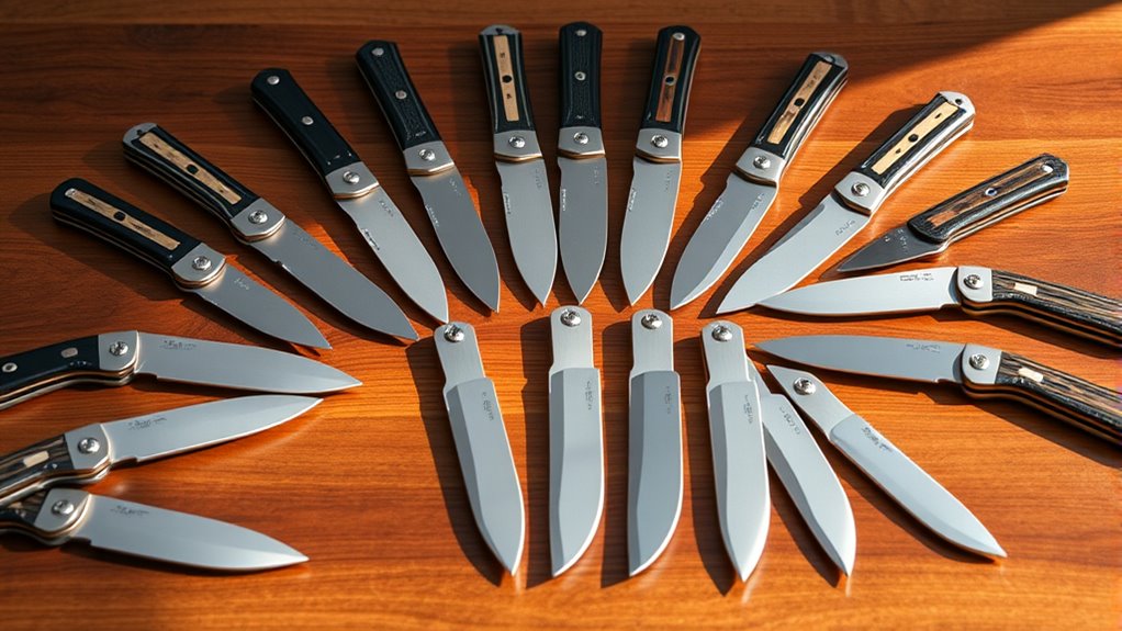 top button lock knives