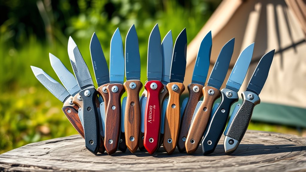 top camping folding knives