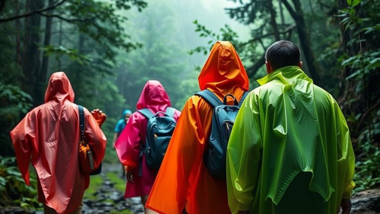 top camping rain ponchos