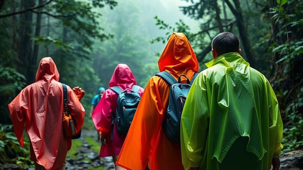 top camping rain ponchos