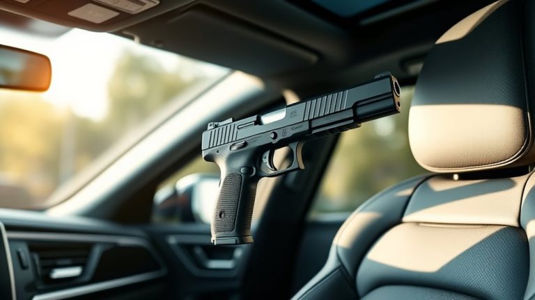 top car pistol mounts