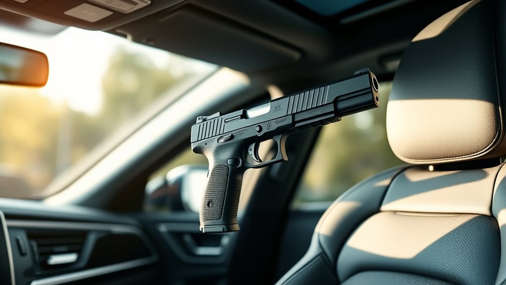 top car pistol mounts