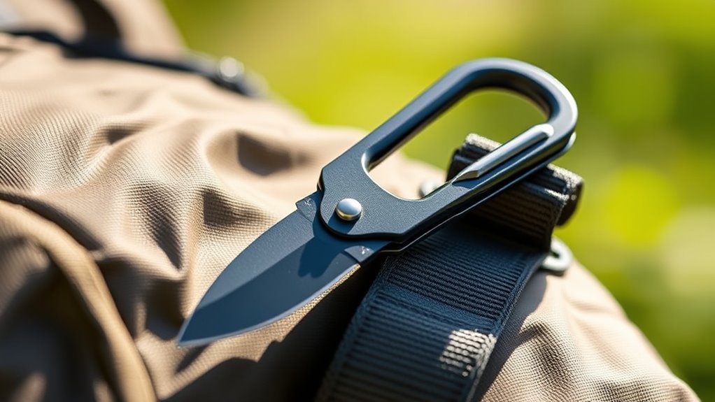 top carabiner knife picks