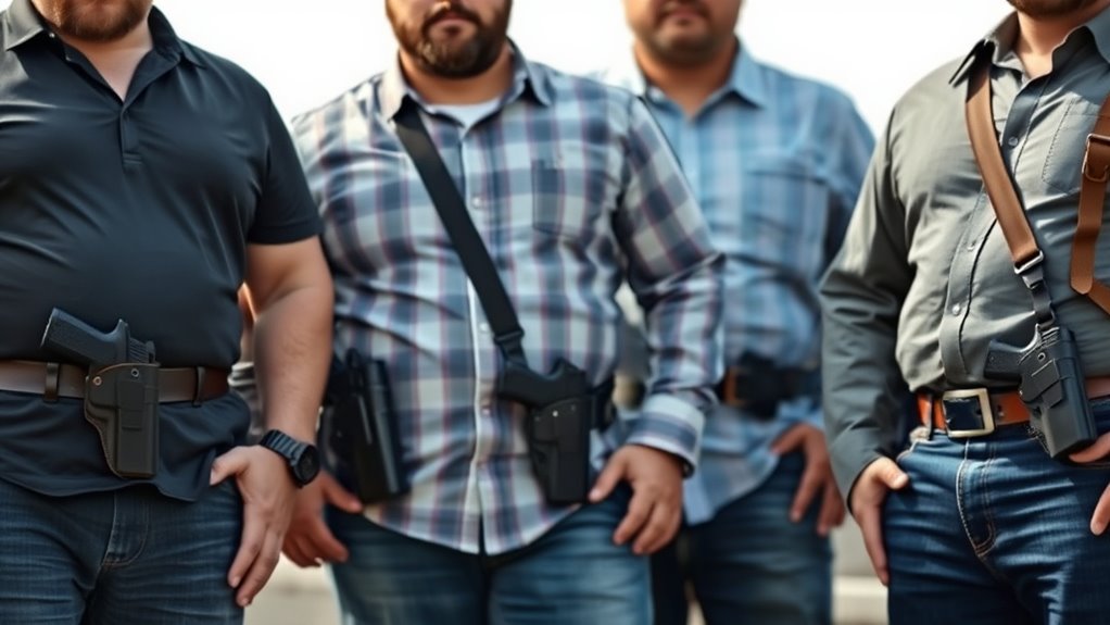 top carry holsters for large men