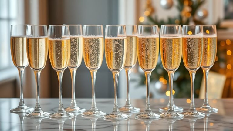 top celebration toasting flutes