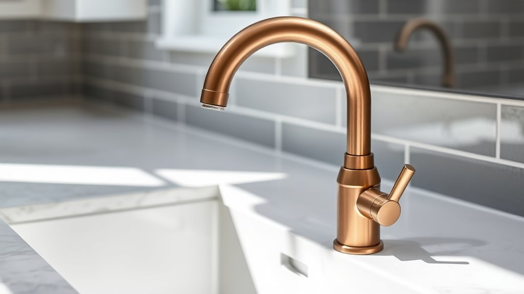top champagne bronze faucets