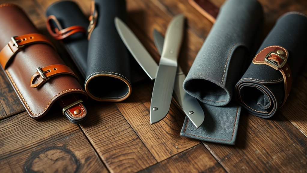 top chef knife roll selection