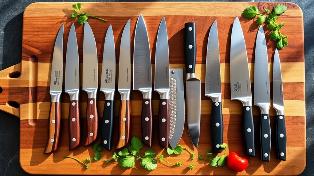 top chef knives selection