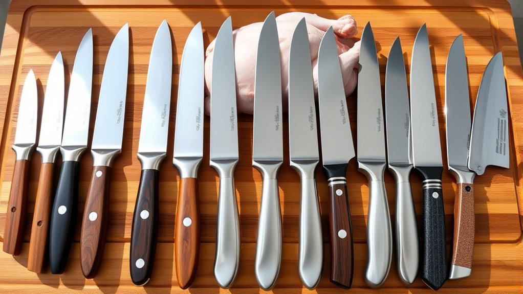 top chicken cutting knives