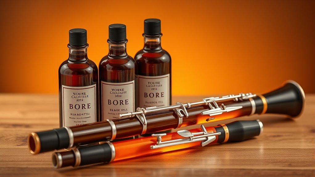 top clarinet bore oil