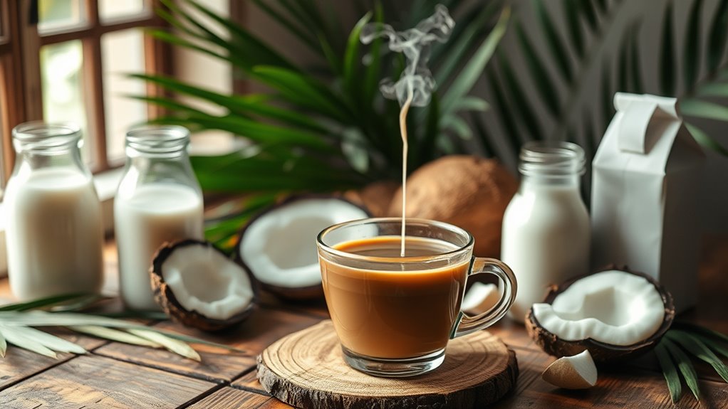 top coconut milk coffee creamers