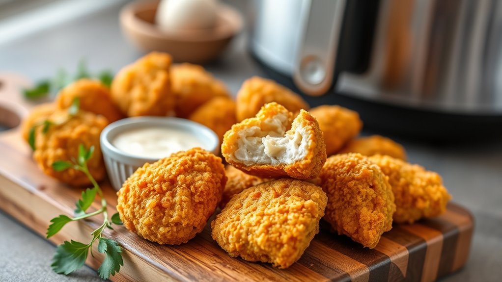 top crispy chicken nuggets