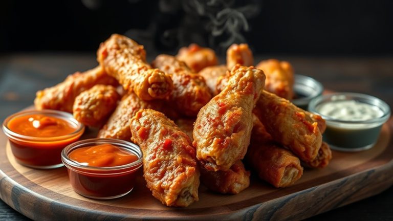 top crispy juicy chicken wings