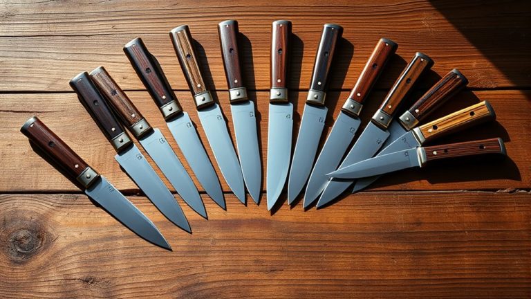 top cross draw knives