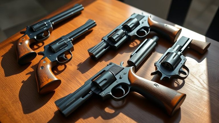 top double single action pistols
