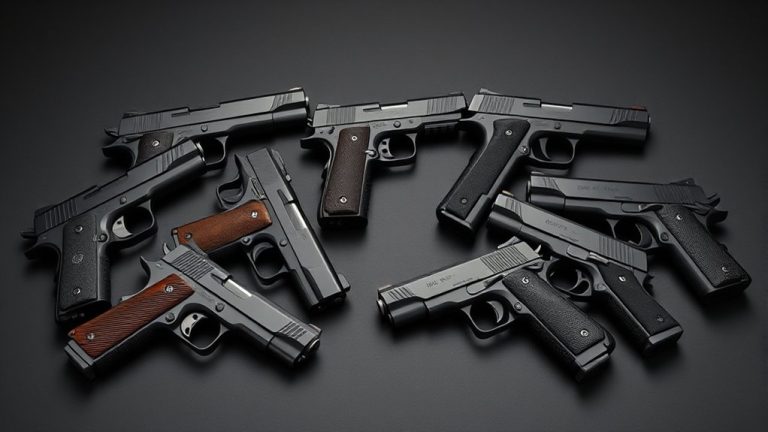 top double stack 45 acp pistols