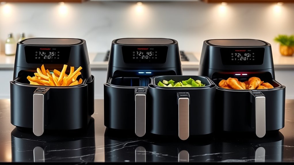 top dual basket air fryers