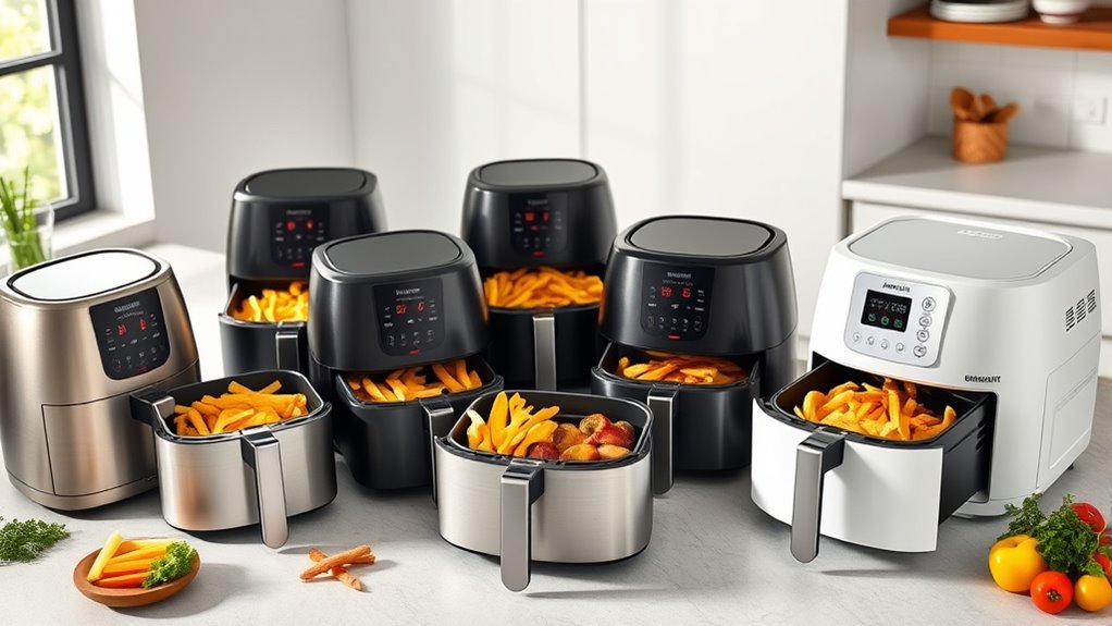 top dual compartment air fryers