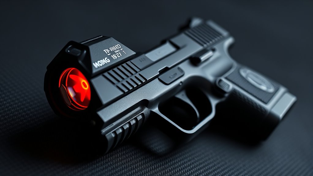 top duty pistol red dots