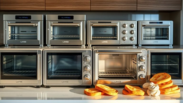 top easy clean toaster ovens