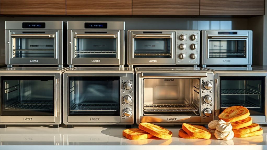 top easy clean toaster ovens