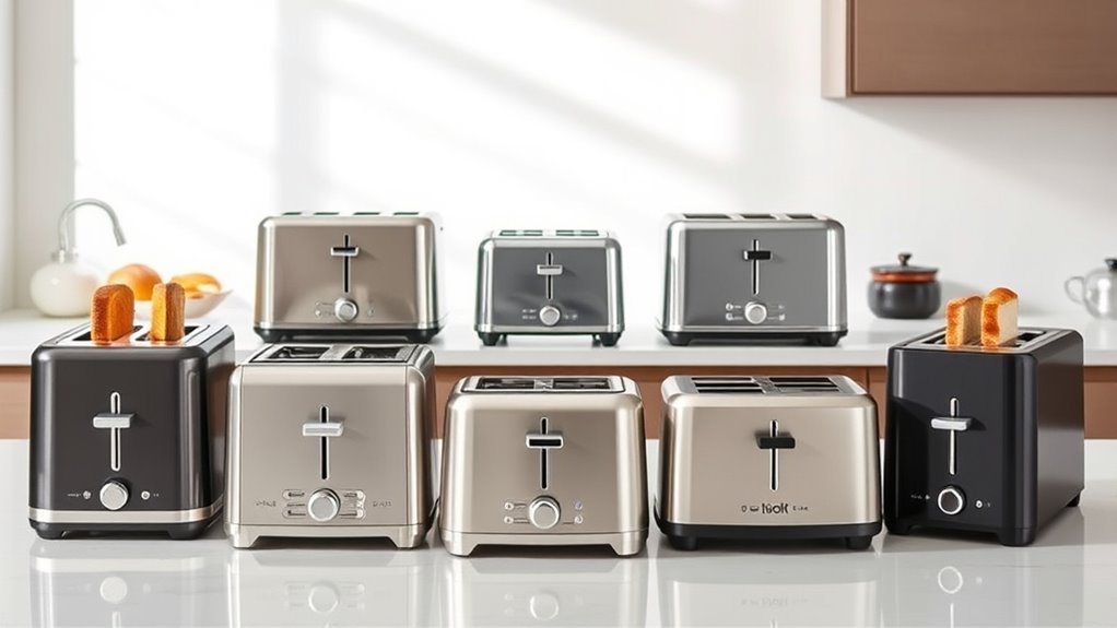 top easy clean toasters