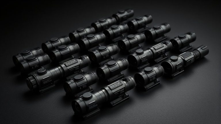top enclosed emitter pistol optics