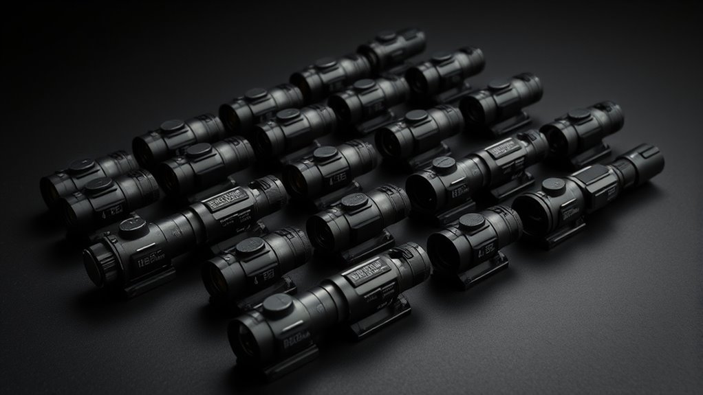top enclosed emitter pistol optics