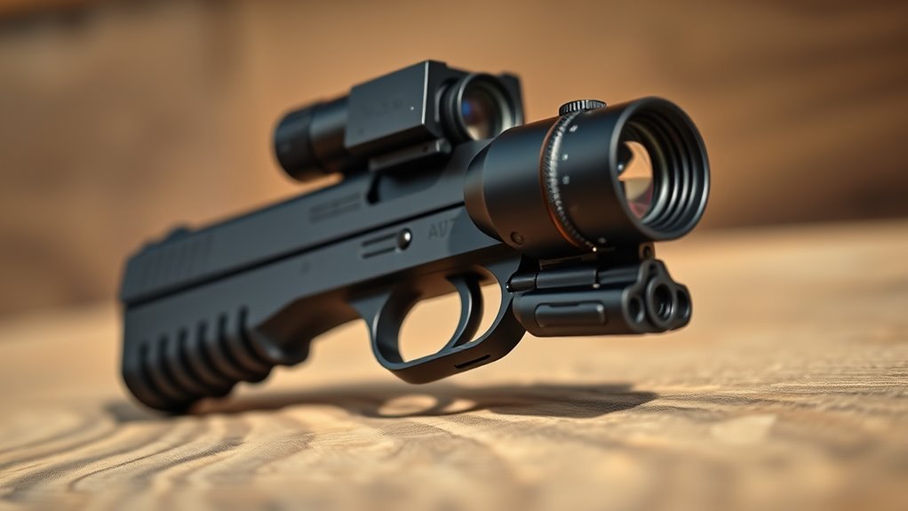 top enclosed pistol sights