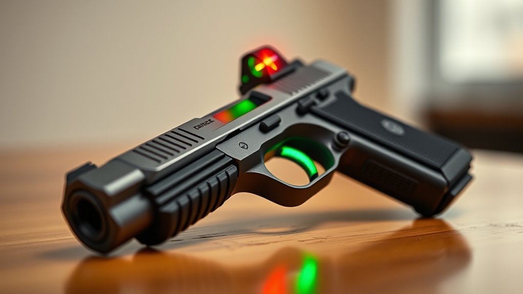 top fiber optic pistol sights