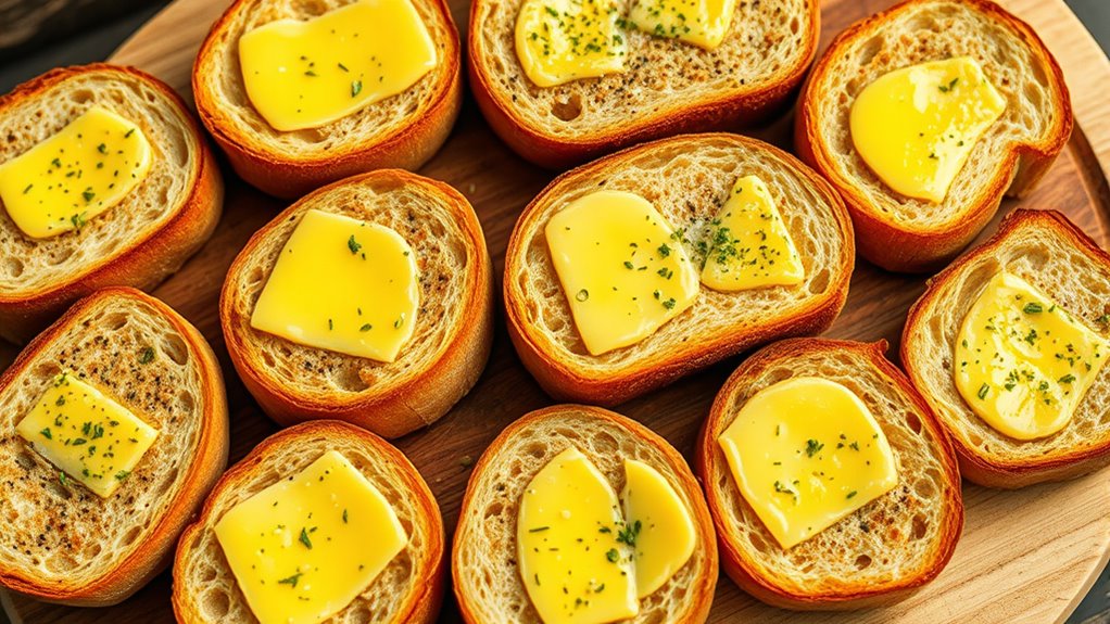 top garlic toast bread picks