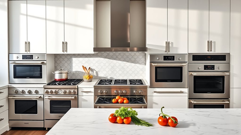 top gas ranges with air fryer