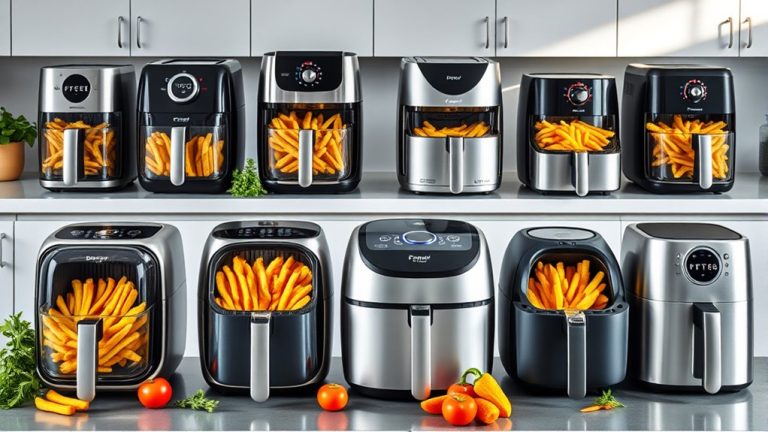 top glass basket air fryers