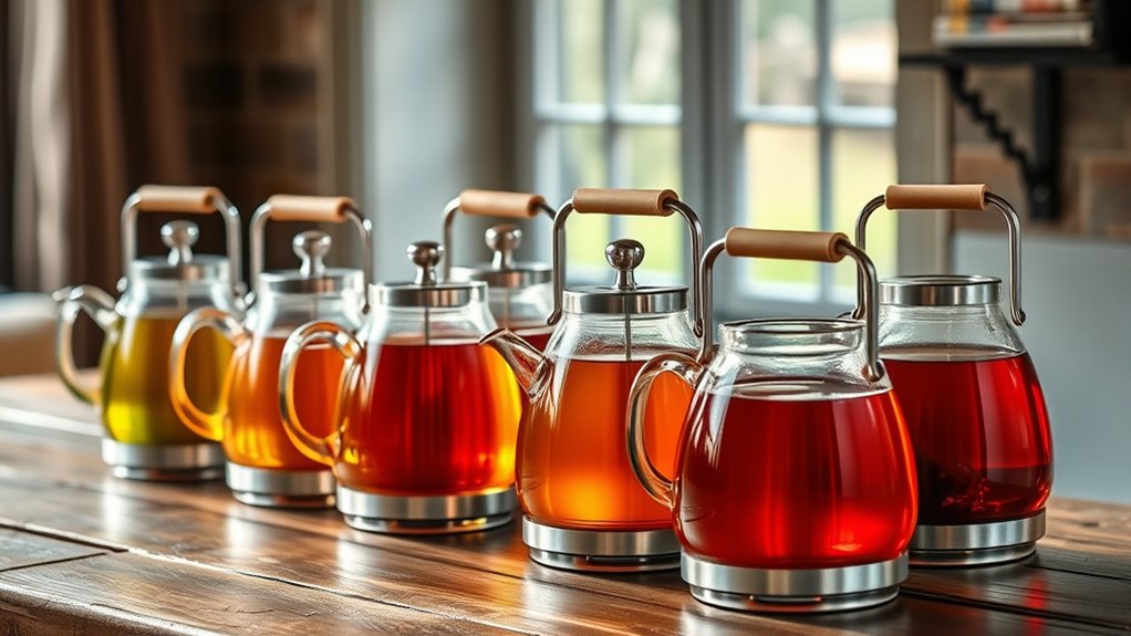 top glass tea kettles