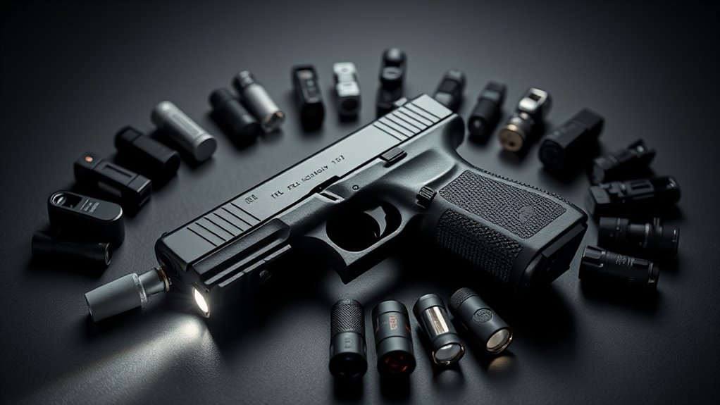 top glock 43 flashlights