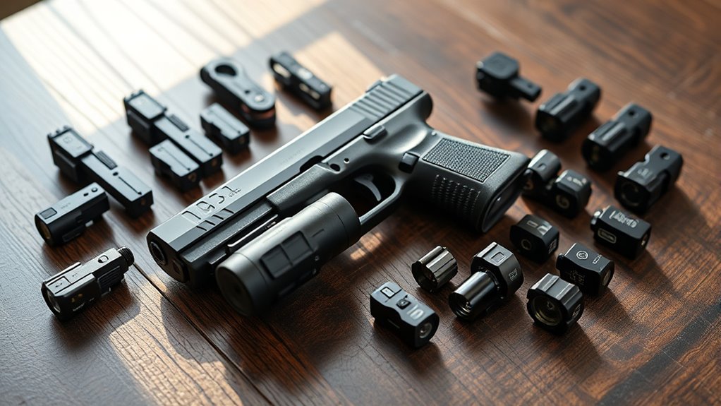 top glock 43x mos lights