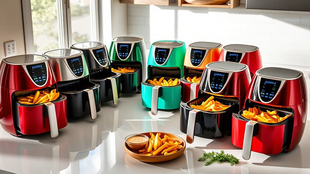 top gourmia air fryers