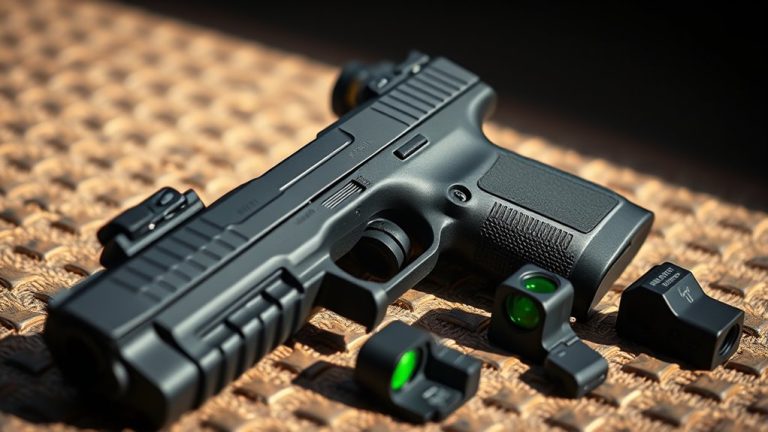 top green dot pistol optics