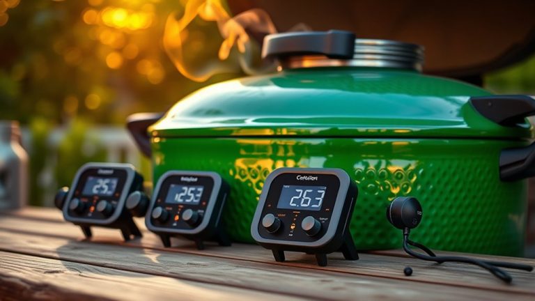 top green egg temperature controllers
