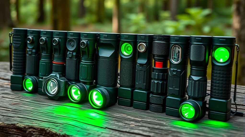 top green hunting lights