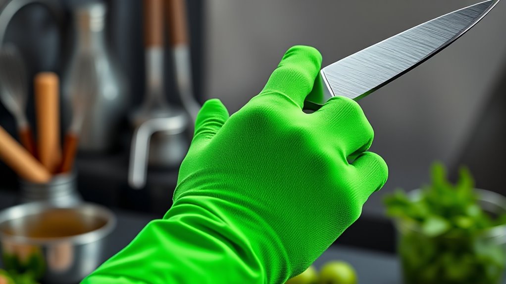 top green knife glove combos