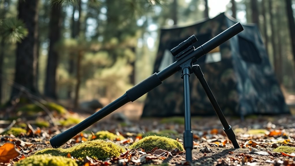 top ground blind shooting sticks