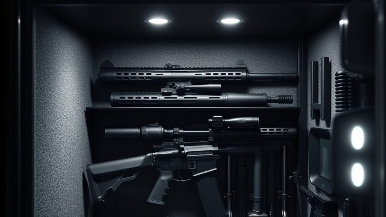 top gun safe lighting options