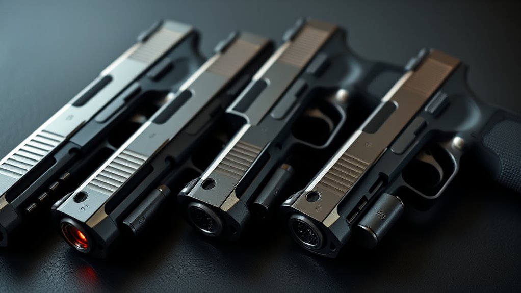 top handgun light lasers