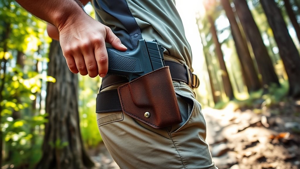 top hiking pistol holsters