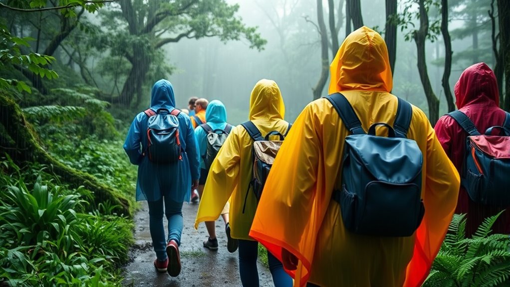 top hiking rain ponchos