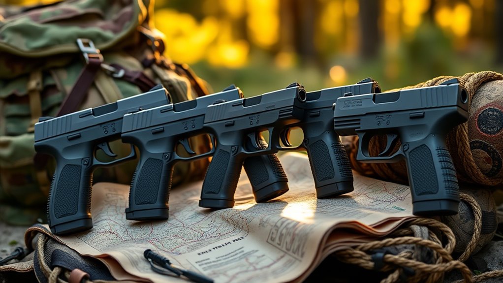 top hiking self defense pistols