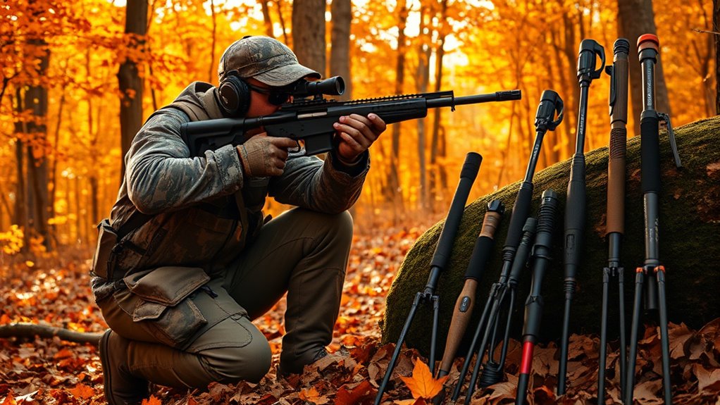 top hog hunting shooting sticks