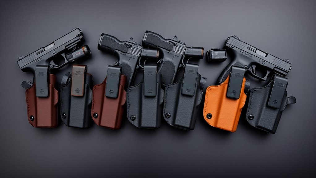 top holsters with built in lights